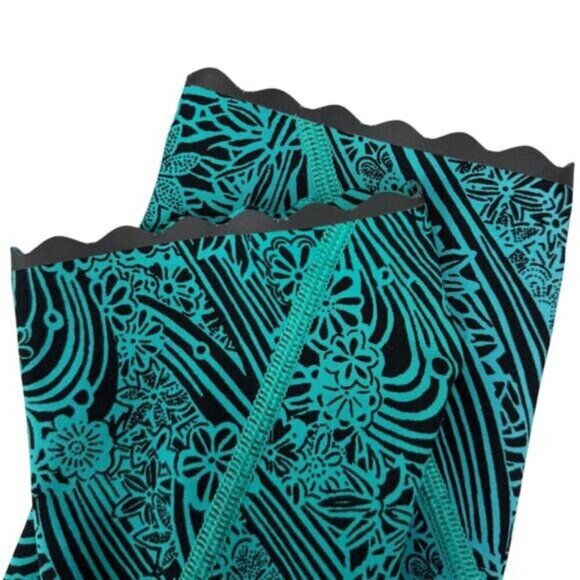 Lululemon Tight Stuff Tight II Luxtreme Kitakami Viridian Green Black Size 6 - Picture 6 of 8